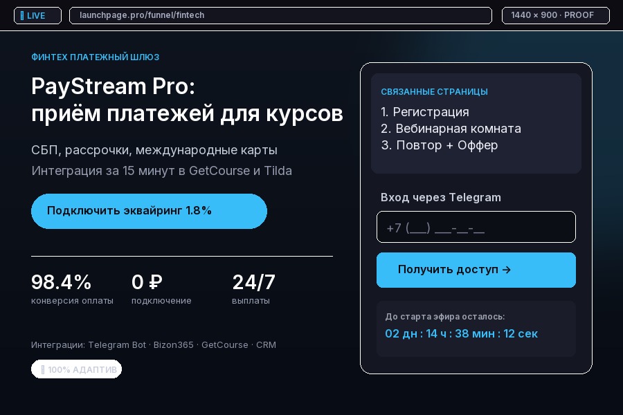 Превью финтех сервиса